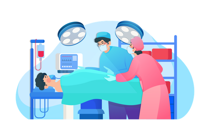 Medical Surgery Illustration