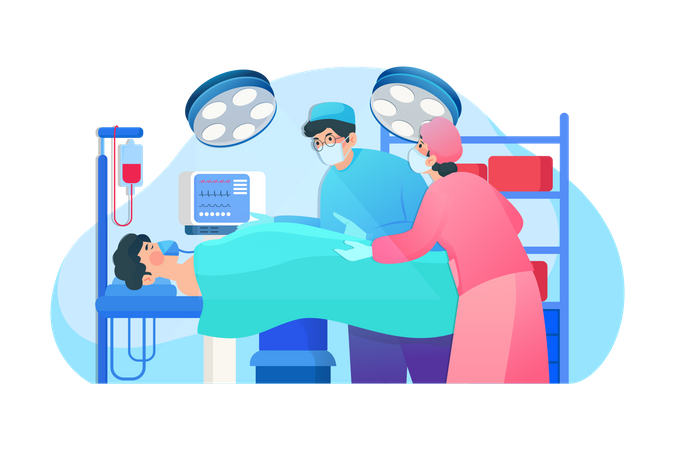 Medical Surgery  Illustration