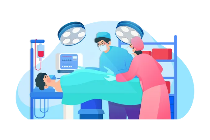 Medical Surgery  Illustration