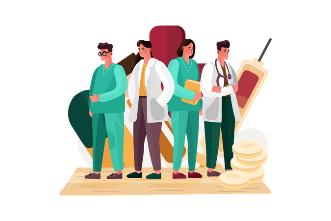 Medical Team Illustration