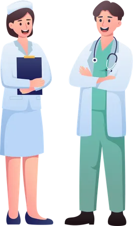 Medical team  Illustration