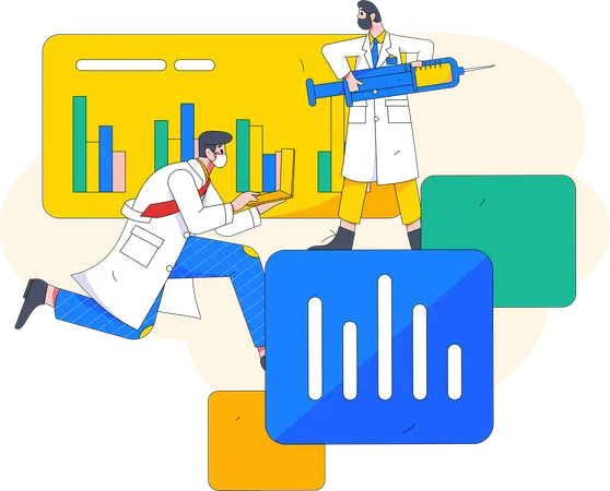 Medical testing  Illustration