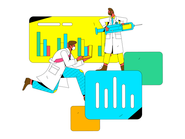 Medical testing  Illustration