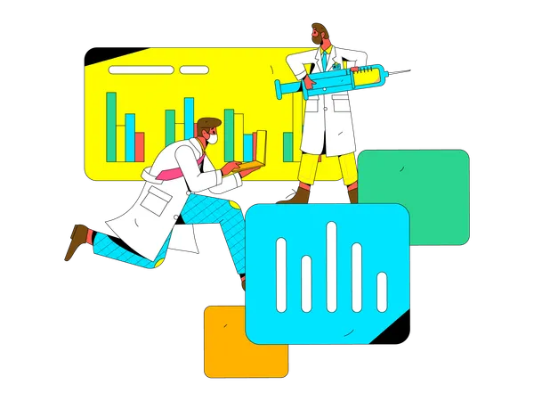 Medical testing  Illustration