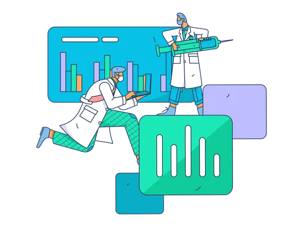 Medical testing  Illustration