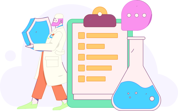 Medical Testing  Illustration