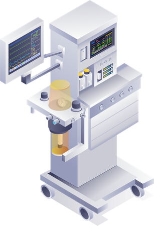 Medical tools anesthesia  Illustration