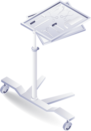 Medical tools medicine surgical instruments patient  Illustration