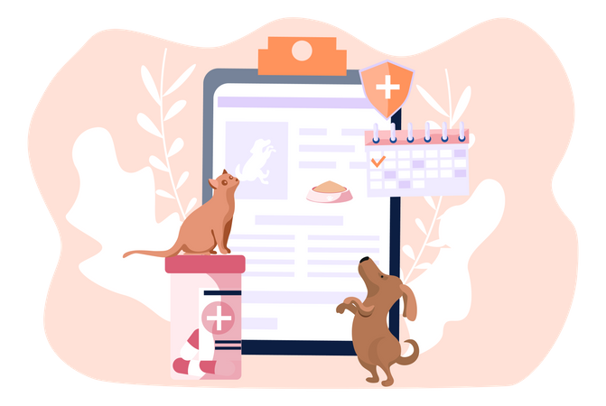 Médicaments pour animaux  Illustration