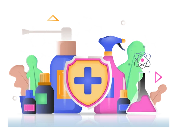 Medicina e saúde  Ilustração