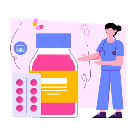 Medicine Illustration