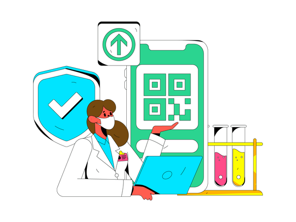 Medicine research  Illustration