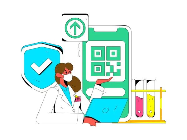 Medicine research  Illustration