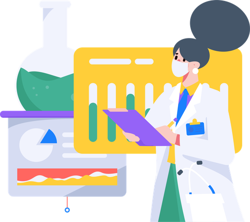 Medicine research  Illustration