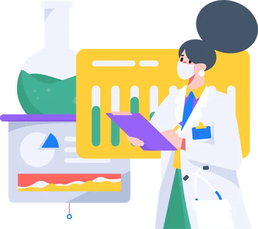 Medicine research  Illustration