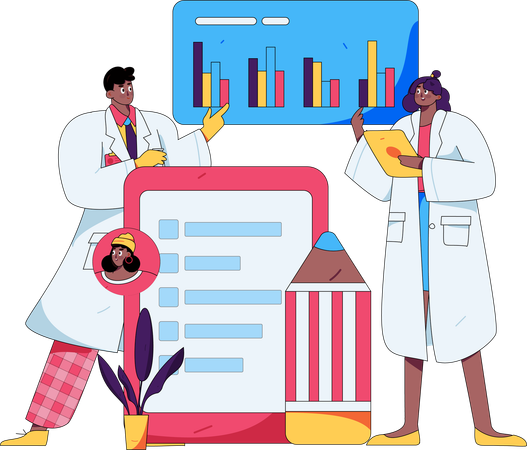 Medicine testing  Illustration