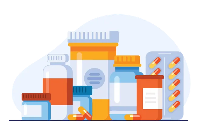 Medicines Illustration