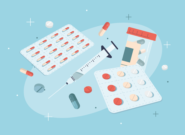 Medicines  Illustration