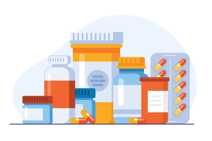 Medicines  Illustration