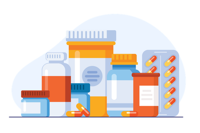 Medicines  일러스트레이션