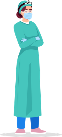 Médico cirúrgico  Ilustração