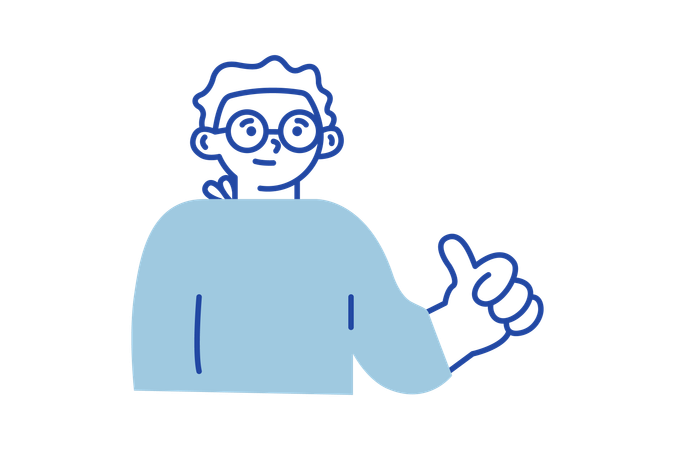 Médico dando instruções  Ilustração