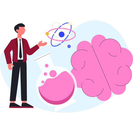 Experimento médico com espermatozoides  Ilustração