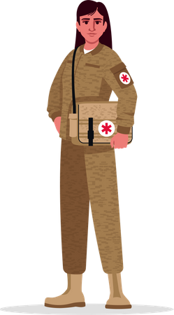 Medico militar  Ilustración