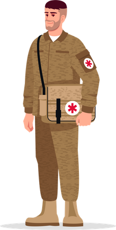 Medico militar  Ilustración