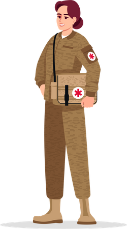 Medico militar  Ilustración