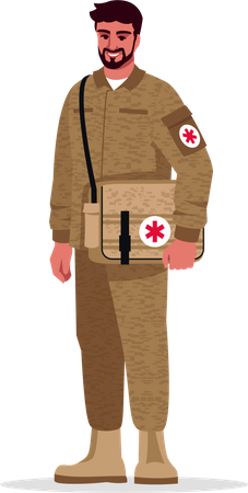 Medico militar  Ilustración