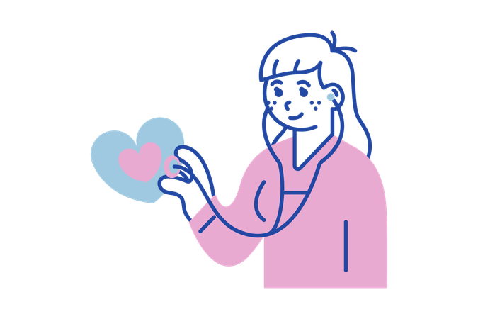 Médico verifica paciente  Ilustração