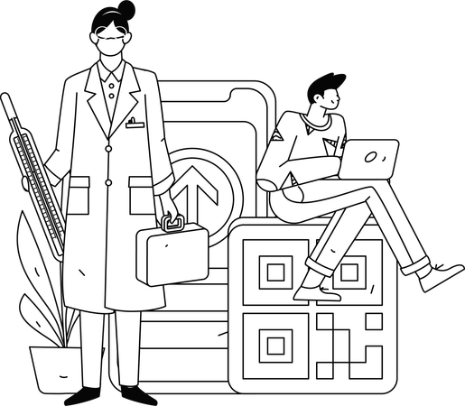 Médicos trabalham com dinheiro recebido da seguradora do paciente  Ilustração
