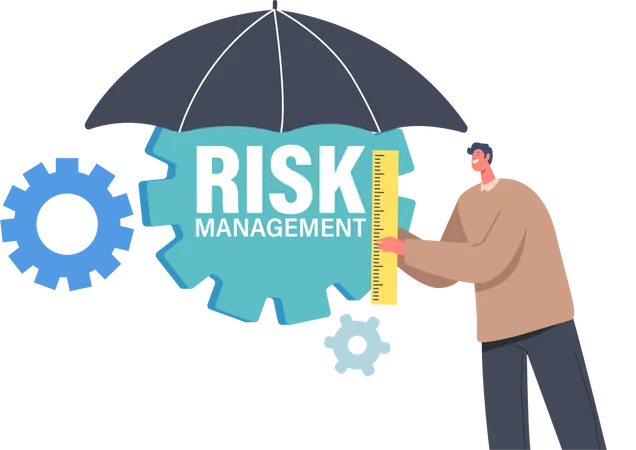 Medir a gestão de riscos  Ilustração