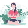 illustration for meditation