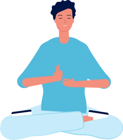 Meditation Practice Illustration