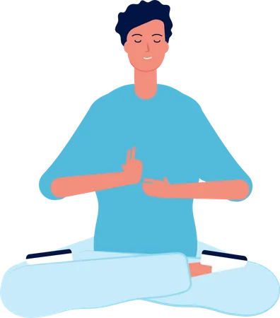 Meditationspraxis  Illustration