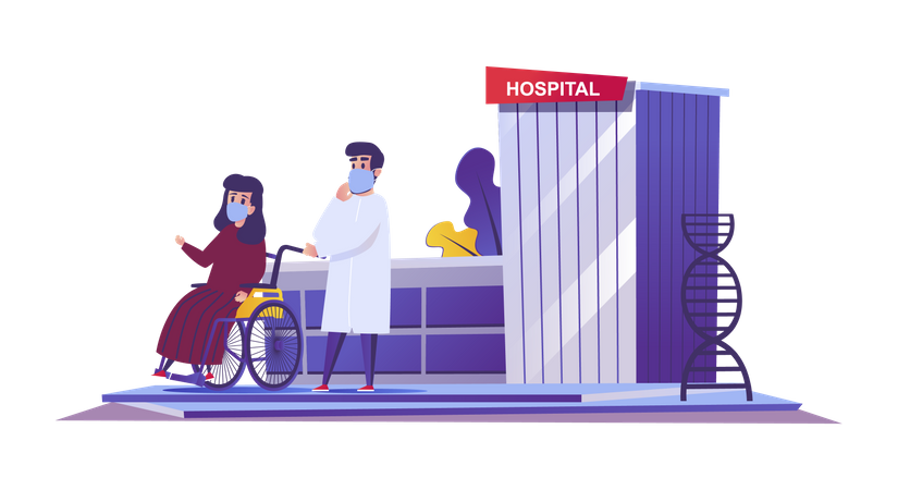 Krankenhaus  Illustration