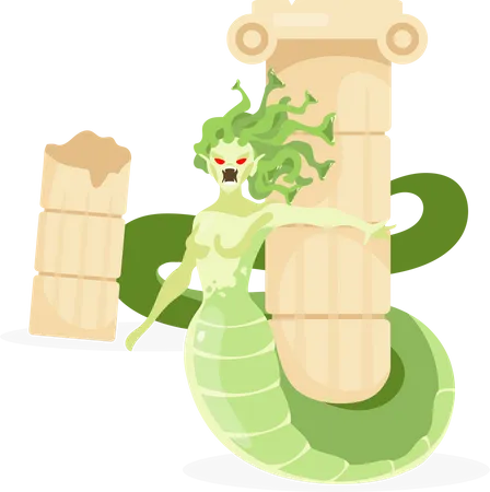 Medusa Gorgon  Illustration