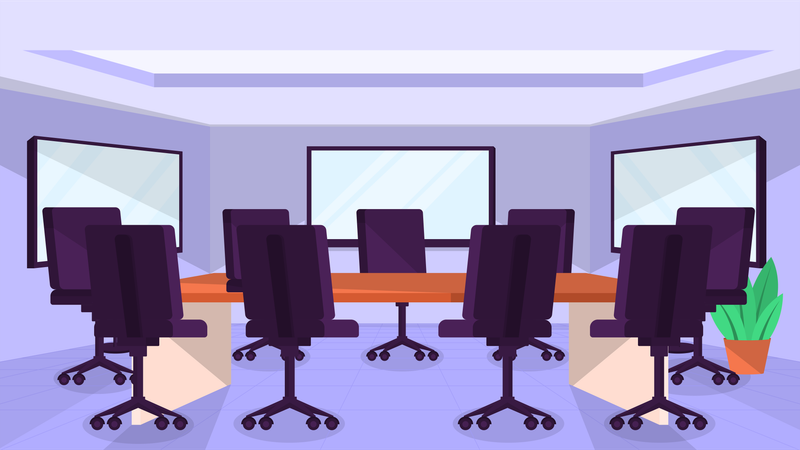 Meeting Room  Illustration