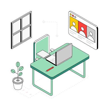Meeting Room  Illustration
