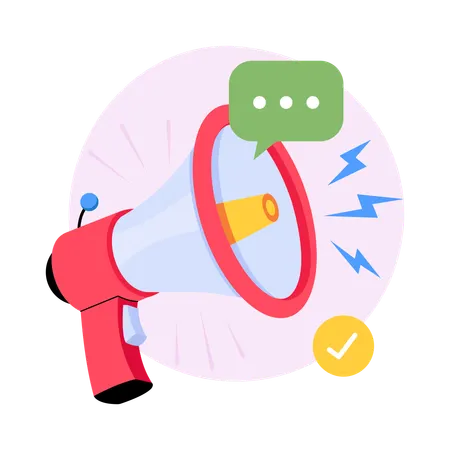 Megafone  Ilustração