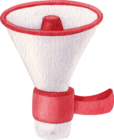 Megafone  Ilustração