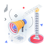 megaphone marketing illustration free download