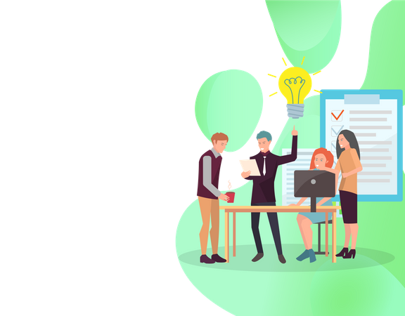 Meilleure idée d'entreprise  Illustration