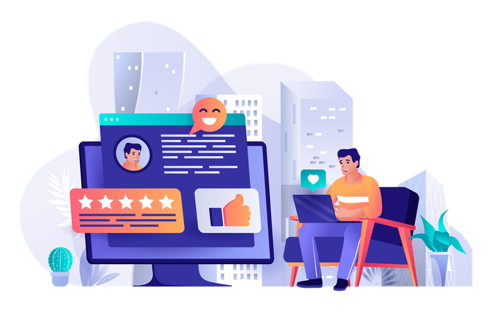 Melhor Feedback  Ilustração