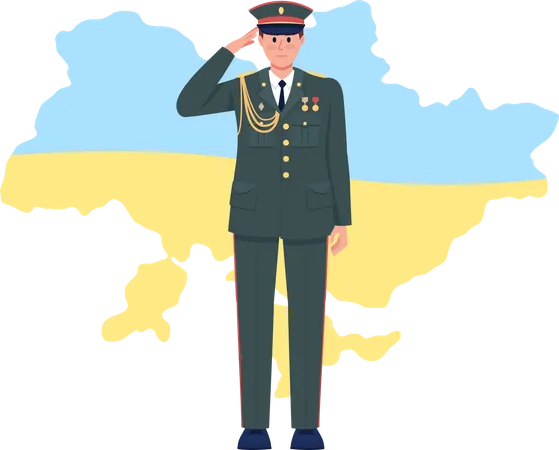 Mémoire des soldats ukrainiens tombés au combat  Illustration