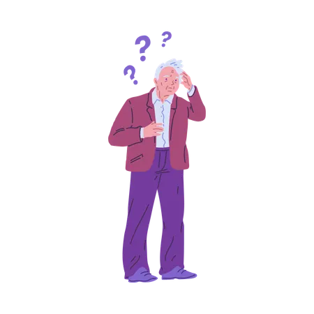 Memory care for the elderly of Alzheimer's disease  Illustration