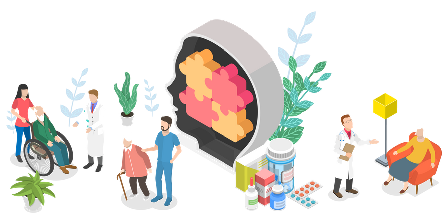 Memory Loss Treatments  Illustration