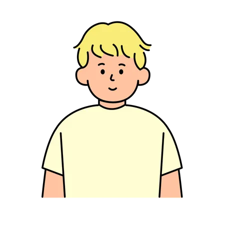 Menino Avatar  Ilustração